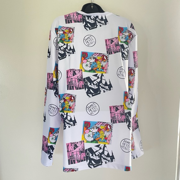 NWT Swiminista x James Peter Henry good vibes rash guard Art Toss - Picture 5 of 8